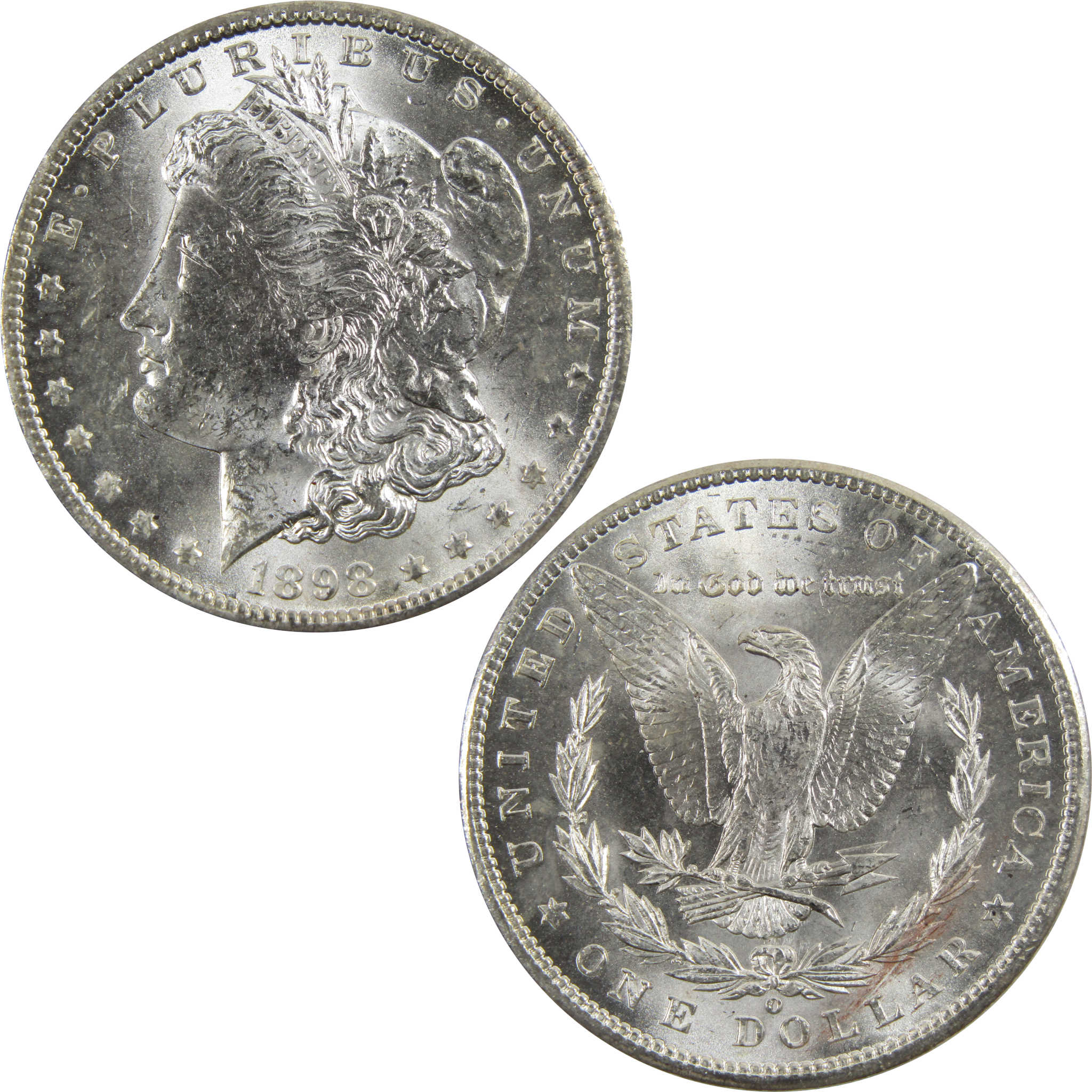 1898 O Morgan Dollar BU Uncirculated 90% Silver $1 Coin SKU:I5270 - Morgan coin - Morgan silver dollar - Morgan silver dollar for sale - Profile Coins &amp; Collectibles