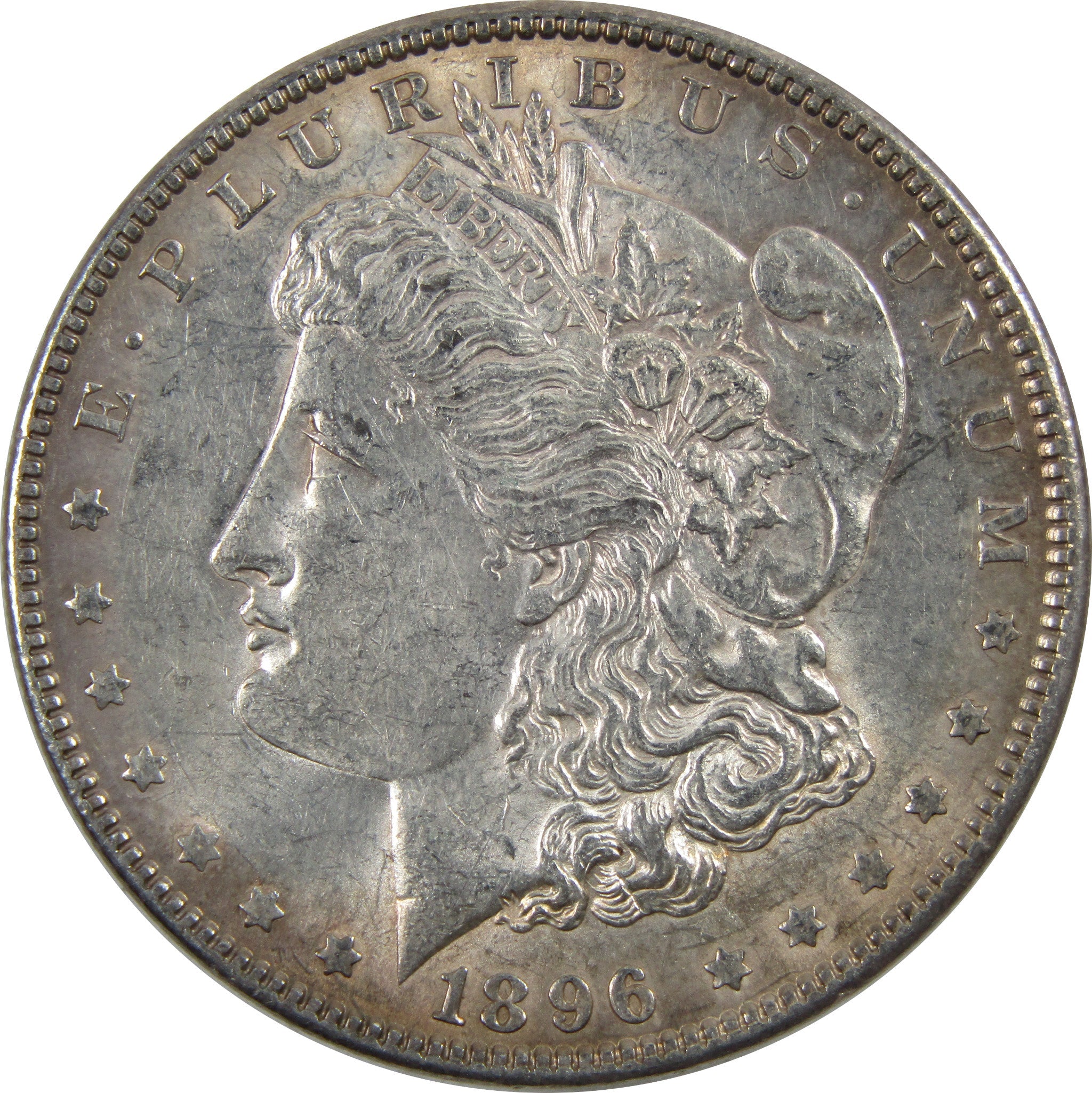 1896 Morgan Dollar AU About Uncirculated 90% Silver $1 Coin SKU:I5459 - Morgan coin - Morgan silver dollar - Morgan silver dollar for sale - Profile Coins &amp; Collectibles