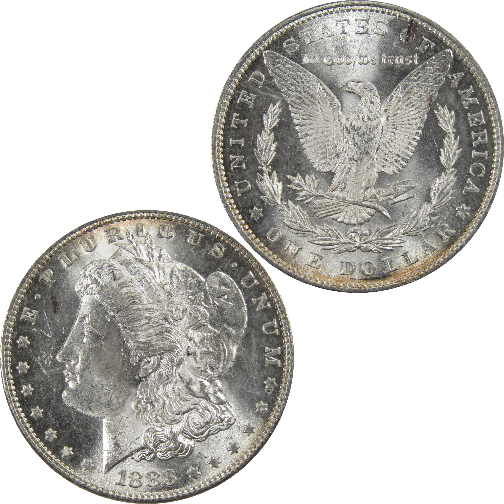 1883 Morgan Dollar BU Uncirculated 90% Silver $1 Coin SKU:I5175 - Morgan coin - Morgan silver dollar - Morgan silver dollar for sale - Profile Coins &amp; Collectibles