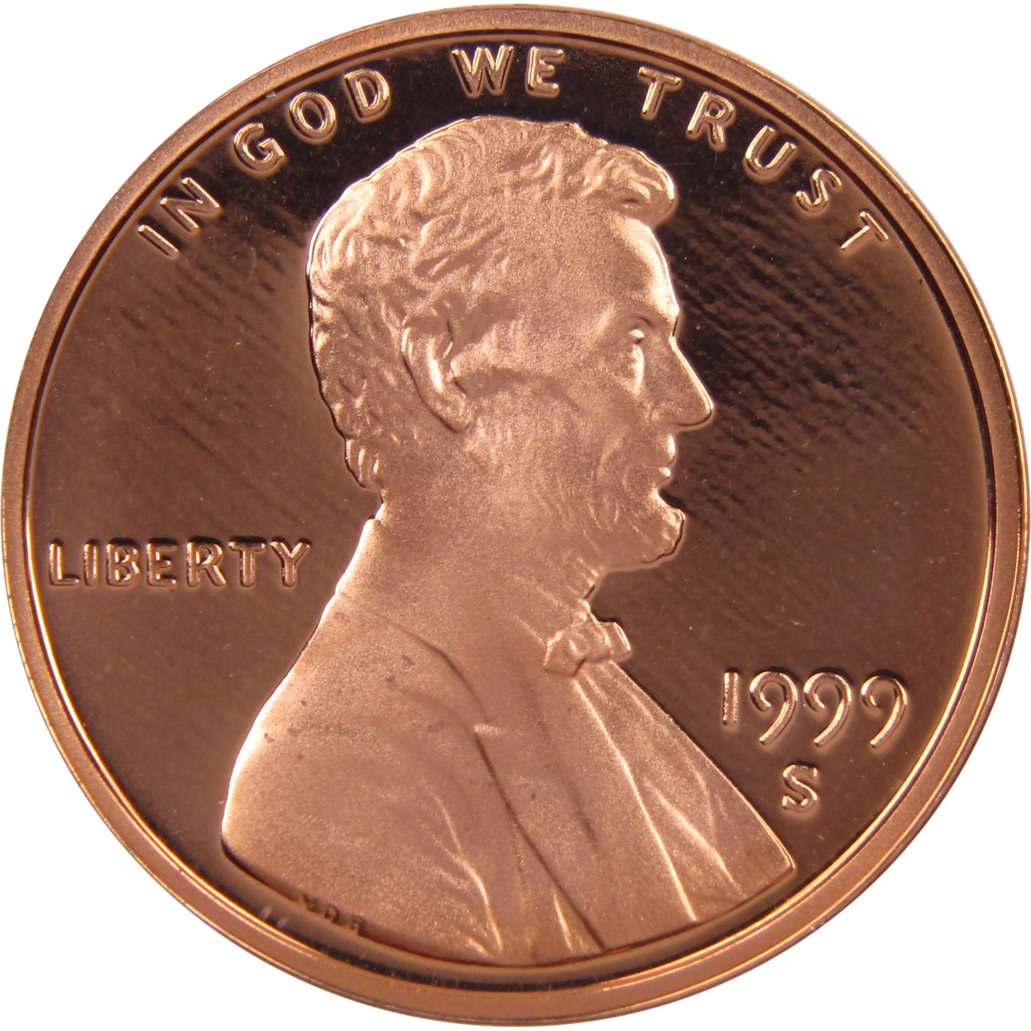 1999 S Lincoln Memorial Cent Choice Proof Penny 1c Coin Collectible