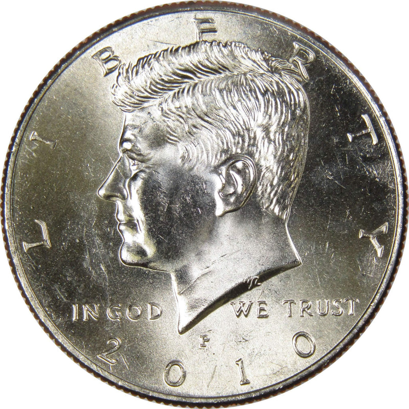 2010 P Kennedy Half Dollar BU Uncirculated Mint State 50c US Coin Collectible - Kennedy Half Dollars - JFK Half Dollar - Kennedy Coins - Profile Coins &amp; Collectibles