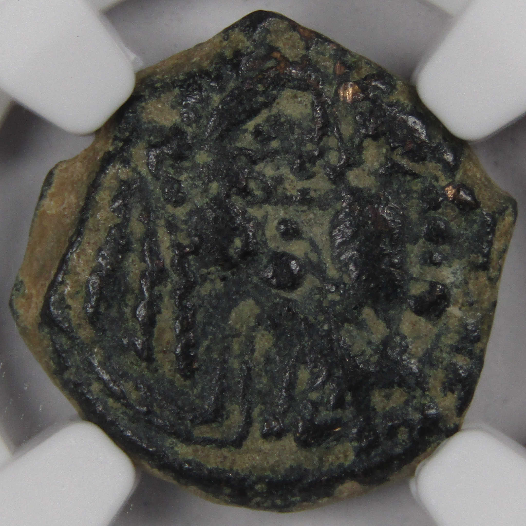 AD 70-106 Nabataea Rabbel II & Gamilat AE16 VF NGC Ancient SKU:I1937