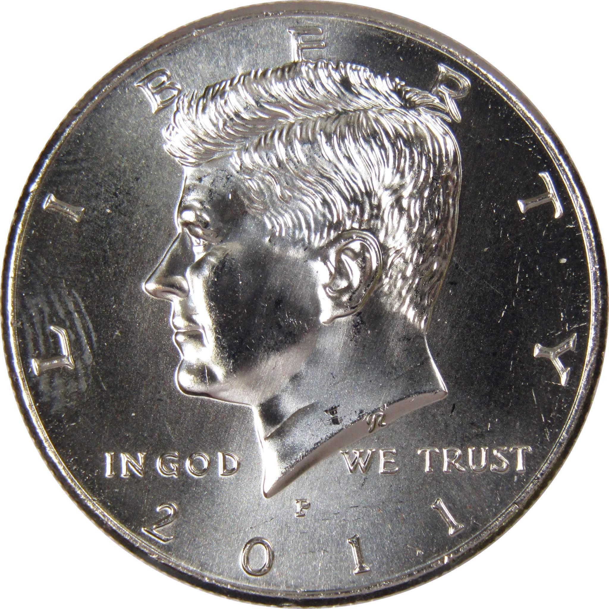 2011 P Kennedy Half Dollar BU Uncirculated Mint State 50c US Coin Collectible