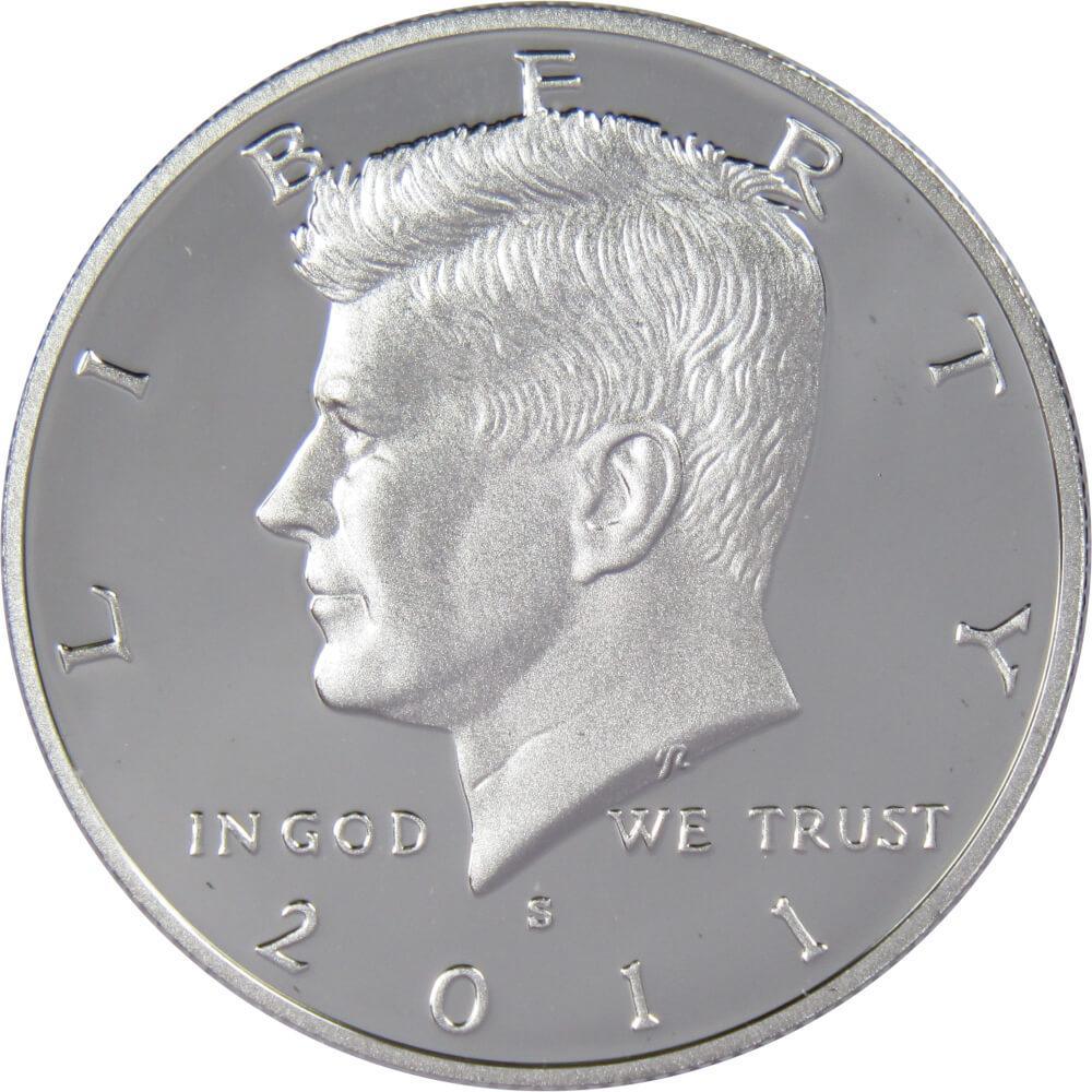 2011 S Kennedy Half Dollar Choice Proof 90% Silver 50c US Coin Collectible