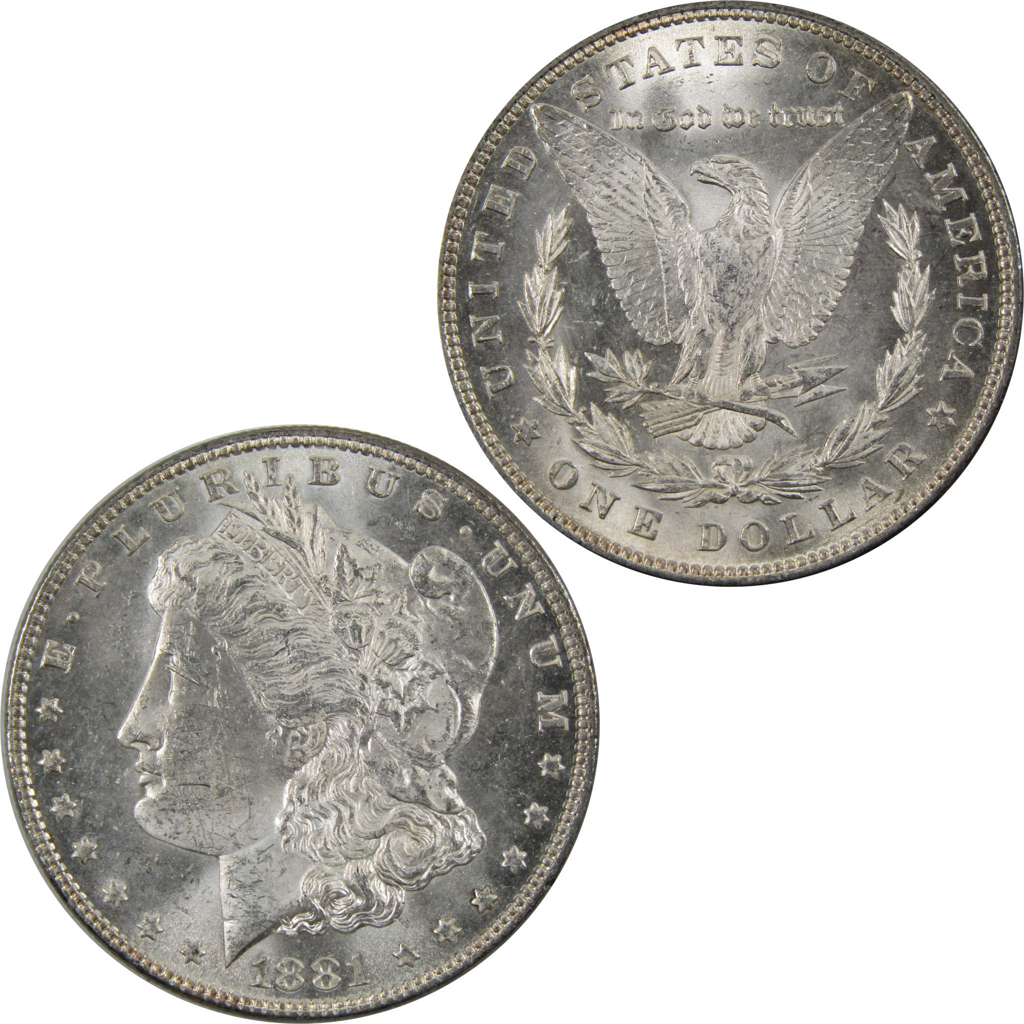 1881 Morgan Dollar BU Uncirculated 90% Silver $1 Coin SKU:I4765 - Morgan coin - Morgan silver dollar - Morgan silver dollar for sale - Profile Coins &amp; Collectibles