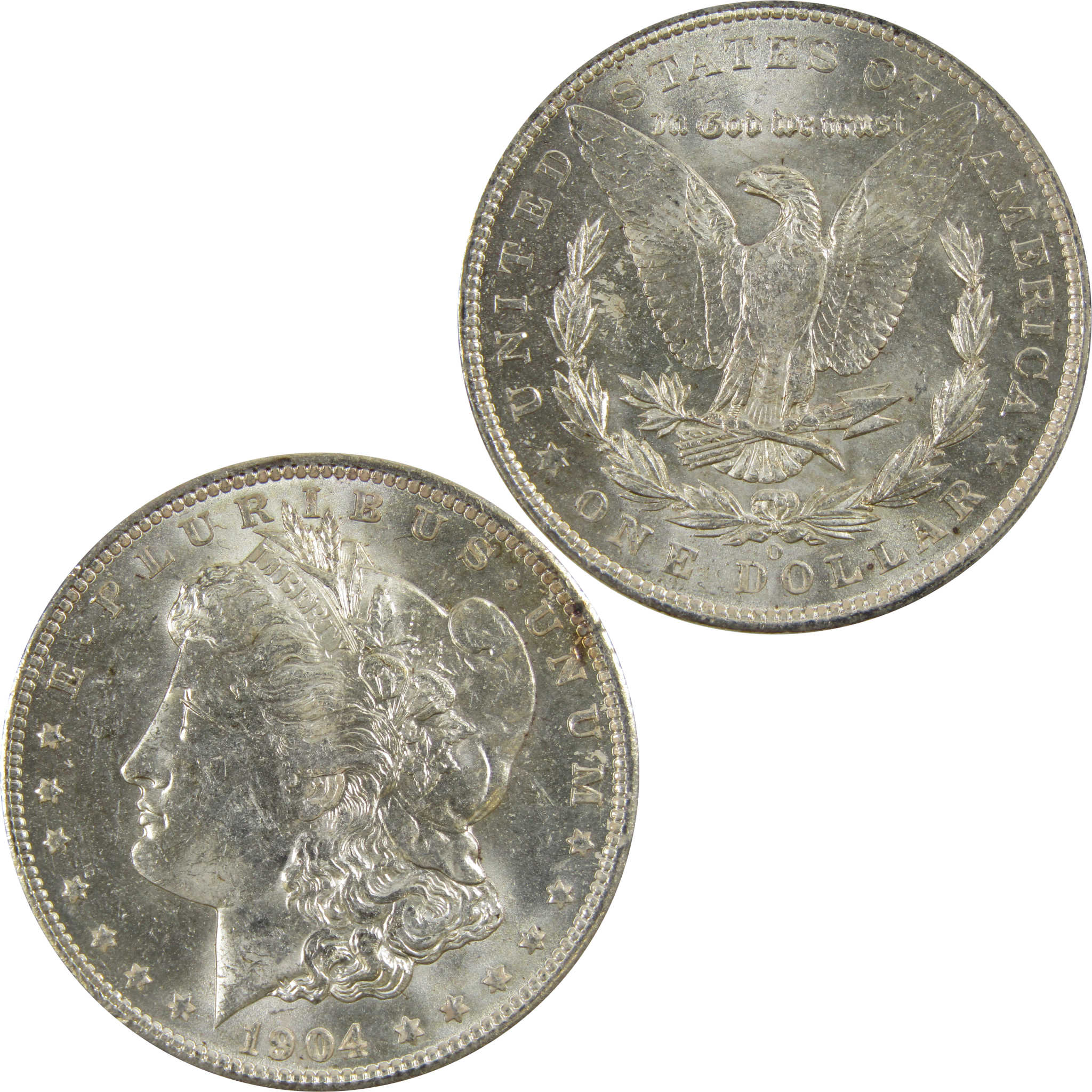 1904 O Morgan Dollar BU Uncirculated 90% Silver $1 Coin SKU:I5227 - Morgan coin - Morgan silver dollar - Morgan silver dollar for sale - Profile Coins &amp; Collectibles