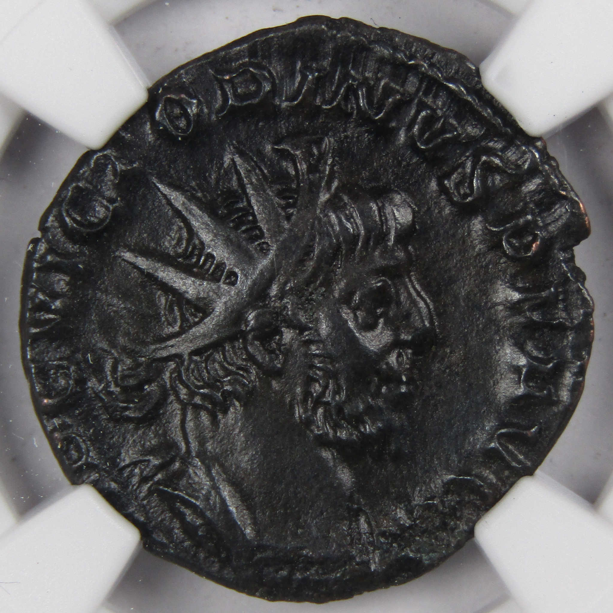 AD 269-271 Romano-Gallic VictorinDouble DenariAU NGC Ancient SKU:I1926