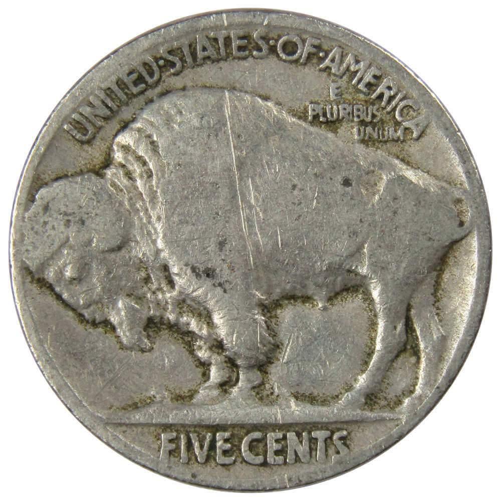 1920 Indian Head Buffalo Nickel Circulated 5c Coin Collectible