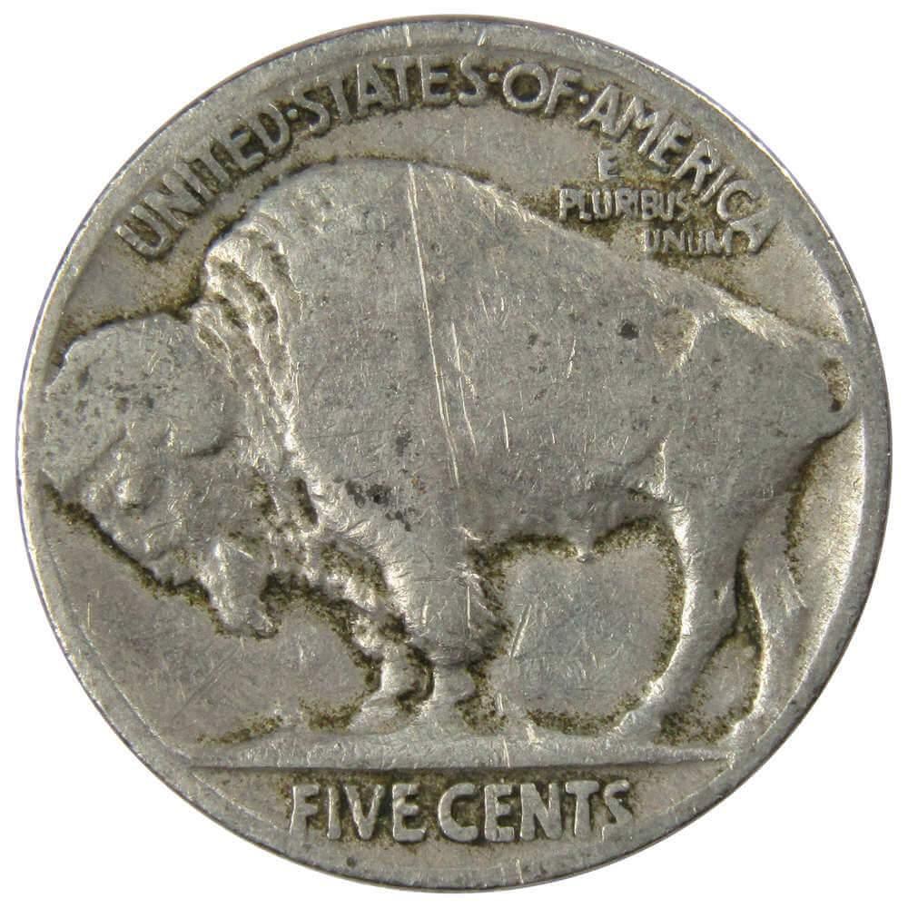 1920 Indian Head Buffalo Nickel 5 Cent Piece AG About Good 5c US Coin