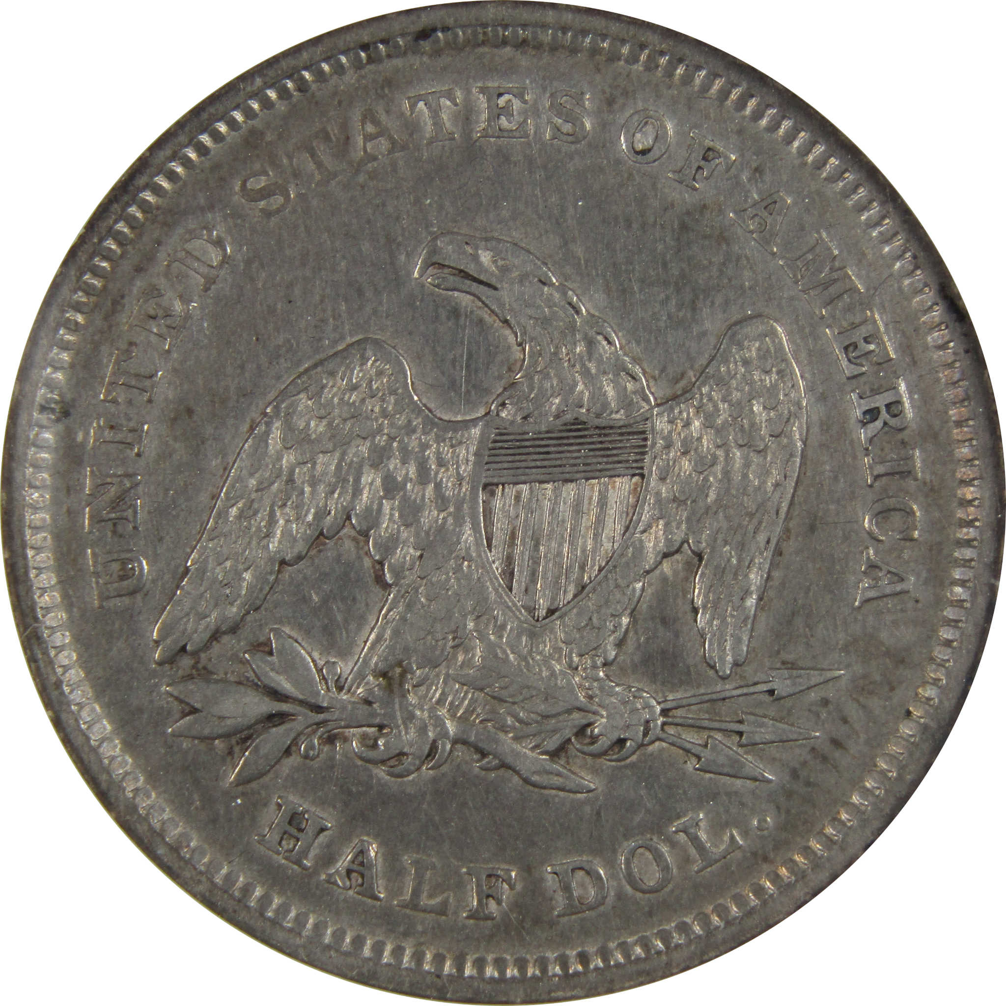 1839 Drapery Seated Liberty Half Dollar 45 ANACS Silver SKU:IPC8454