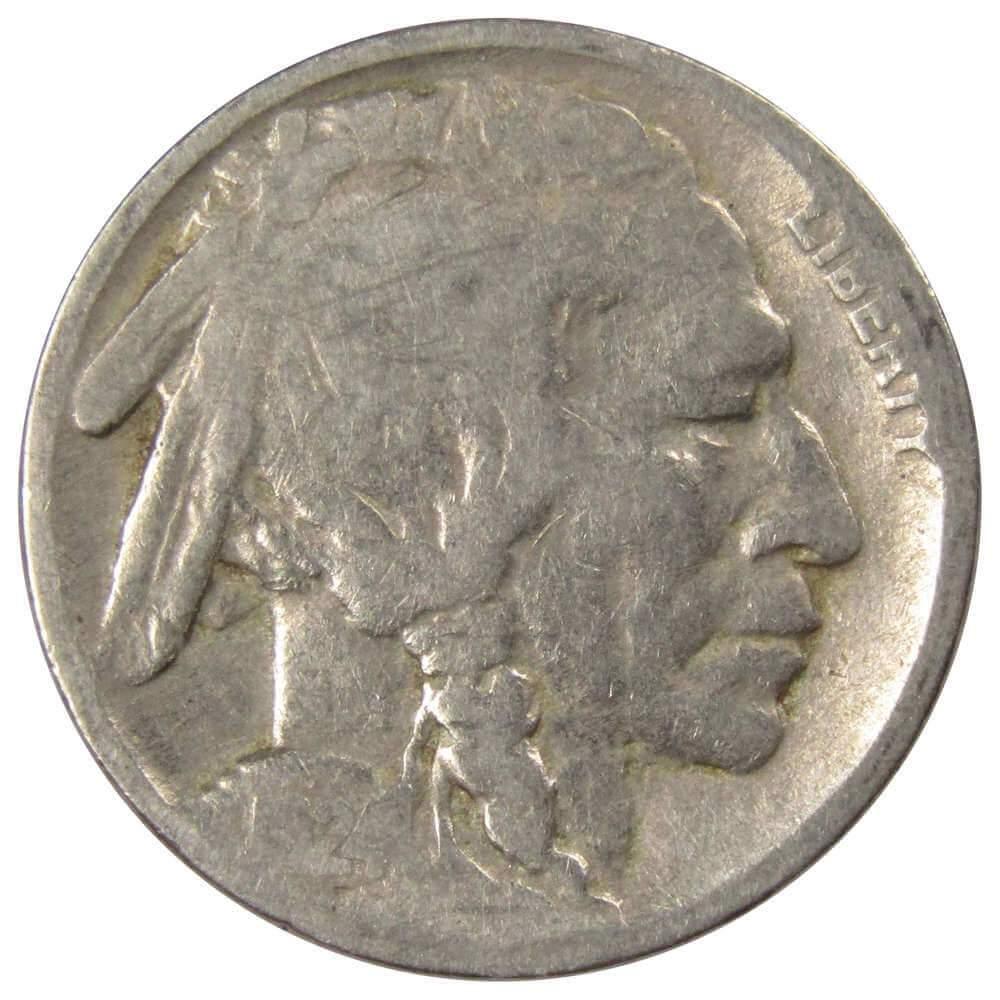 1924 Indian Head Buffalo Nickel 5 Cent Piece AG About Good 5c US Coin