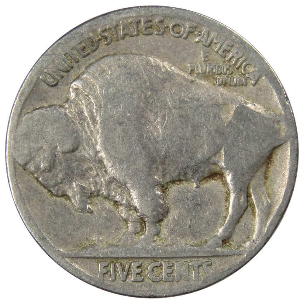 1924 Indian Head Buffalo Nickel 5 Cent Piece AG About Good 5c US Coin