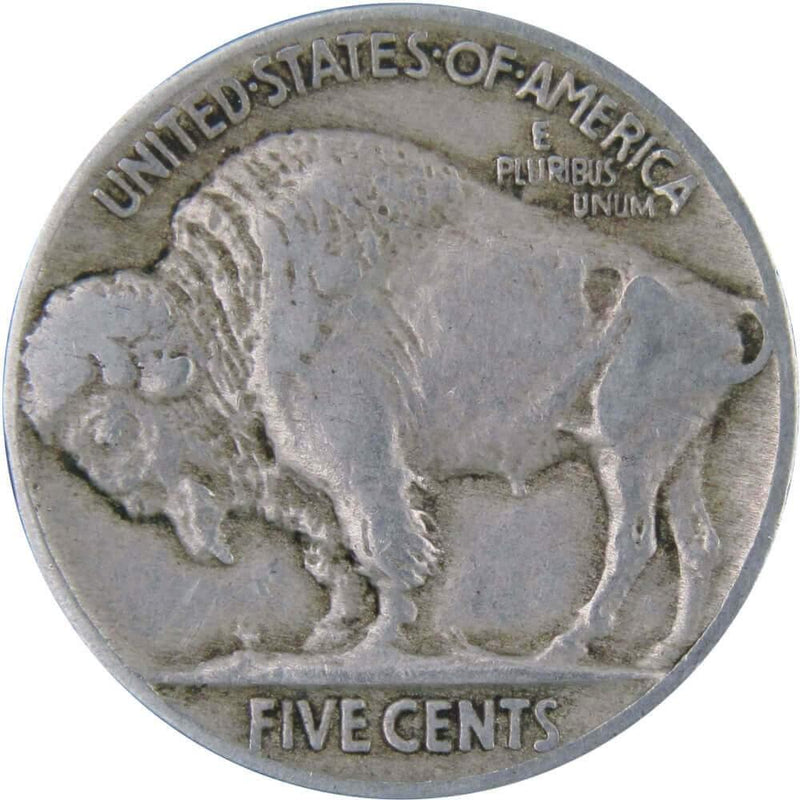 1926 Indian Head Buffalo Nickel 5 Cent Piece F Fine 5c US Coin Collectible - Buffalo Nickels - Indian Head Nickel - Profile Coins &amp; Collectibles