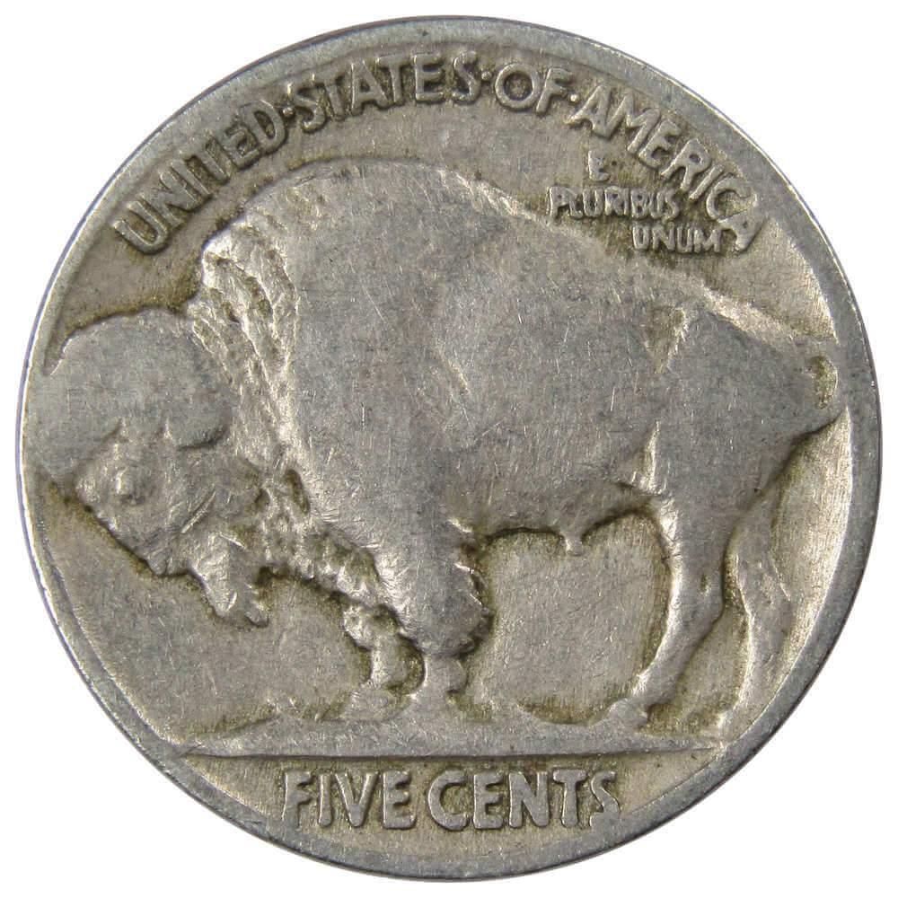 1927 Indian Head Buffalo Nickel 5 Cent Piece VG Very Good 5c US Coin Collectible