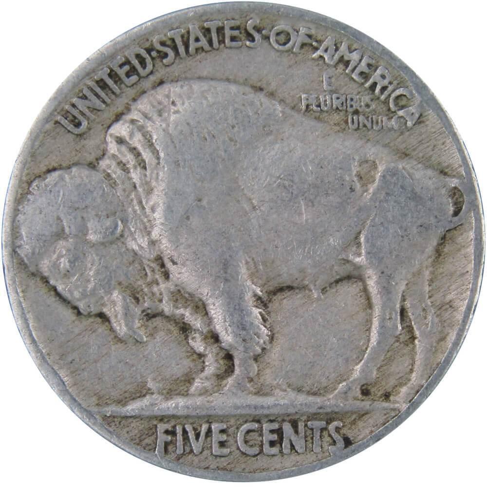 1927 Indian Head Buffalo Nickel 5 Cent Piece F Fine 5c US Coin