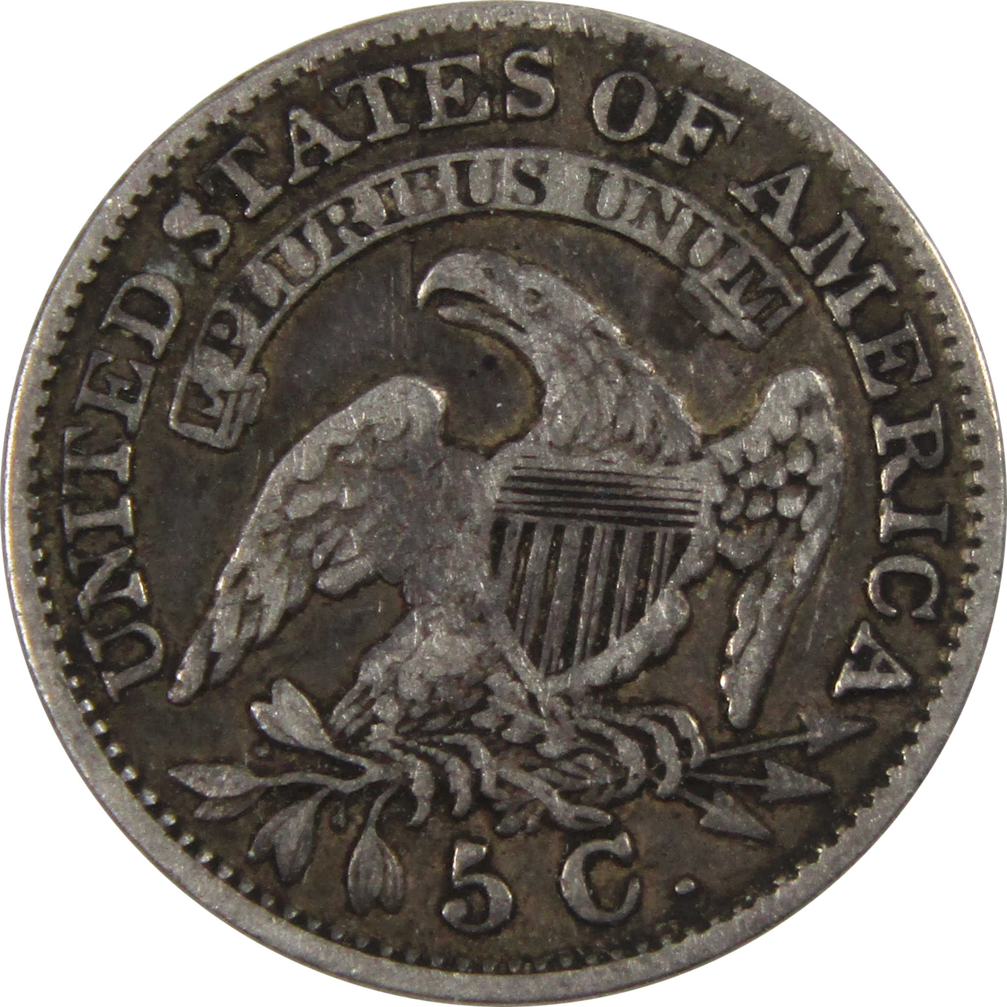 1832 Capped Bust Half Dime VF Very Fine 89.24% Silver Coin SKU:I4455