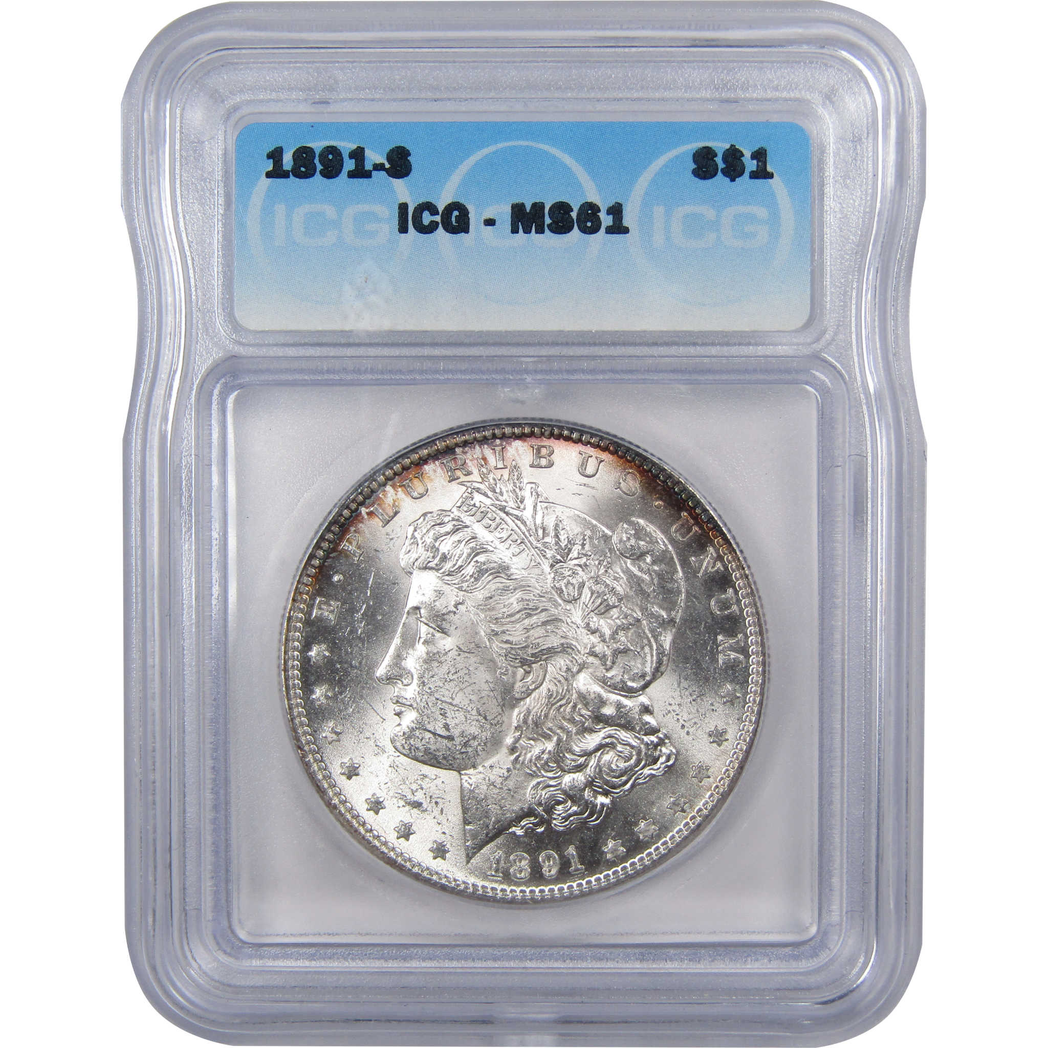 1891 S Morgan Dollar MS 61 ICG 90% Silver Uncirculated SKU:I1482 - Morgan coin - Morgan silver dollar - Morgan silver dollar for sale - Profile Coins &amp; Collectibles