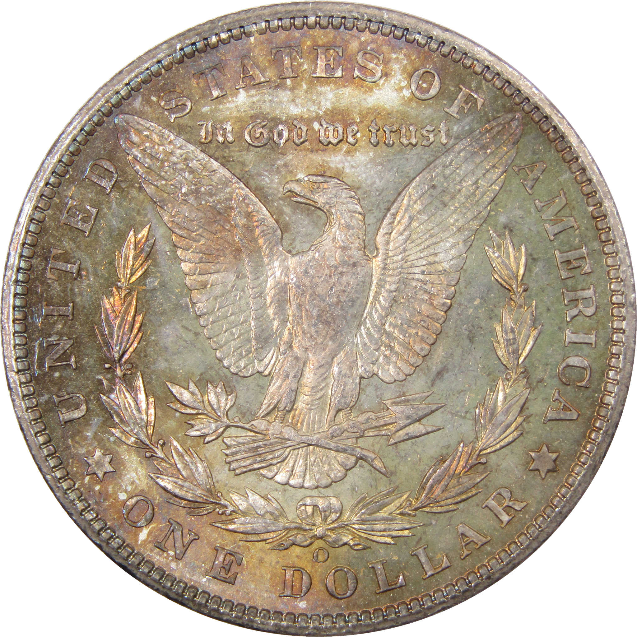 1904 O Morgan Dollar BU Uncirculated Mint State Silver Toned SKU:I1264