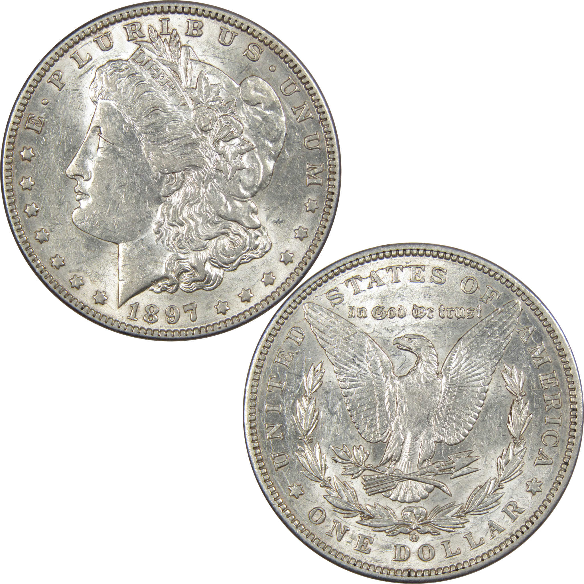 1897 O Morgan Dollar CH AU Choice About Uncirculated Silver SKU:I405 - Morgan coin - Morgan silver dollar - Morgan silver dollar for sale - Profile Coins &amp; Collectibles