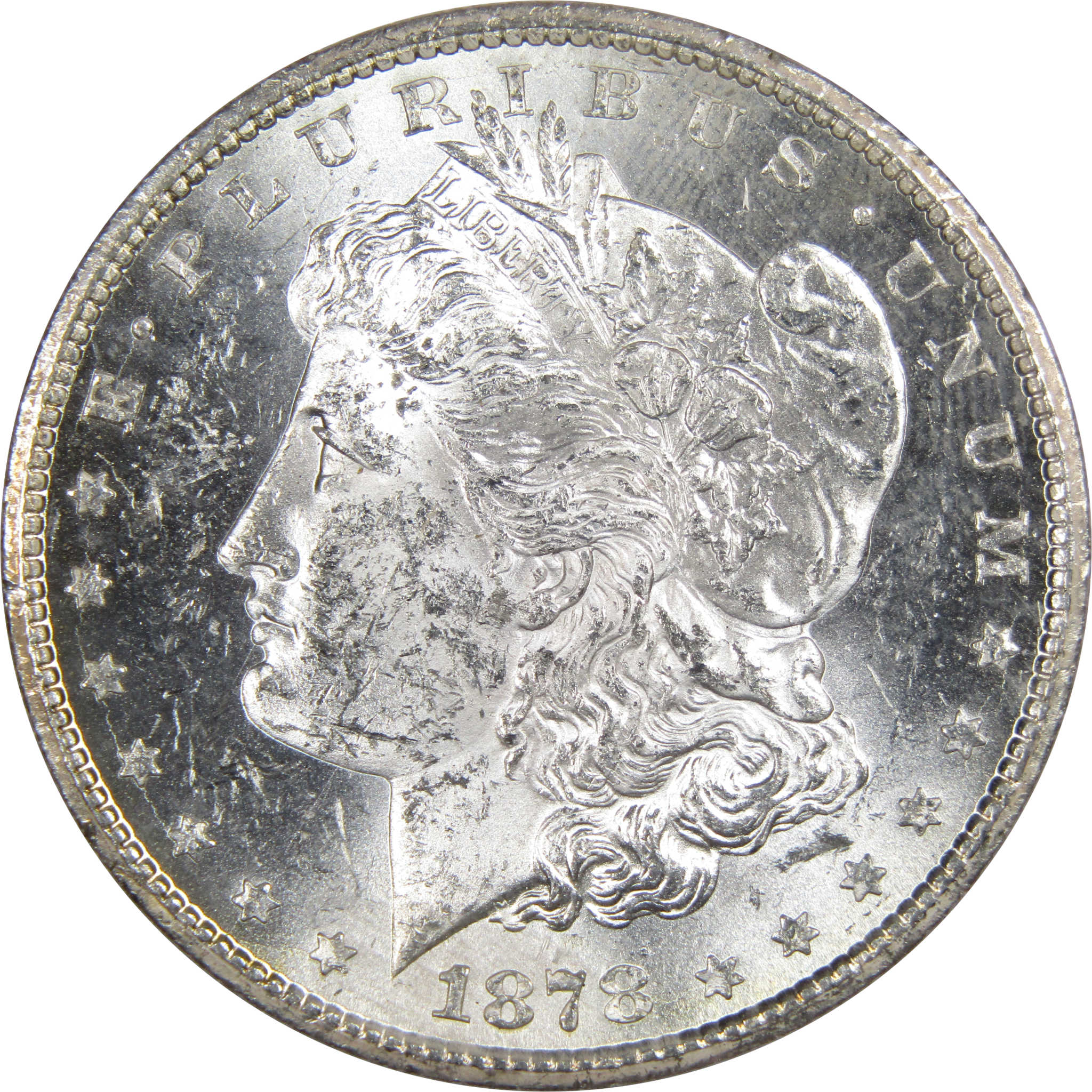 1878 CC Morgan Dollar BU Uncirculated Mint State Silver SKU:IPC9508 - Morgan coin - Morgan silver dollar - Morgan silver dollar for sale - Profile Coins &amp; Collectibles