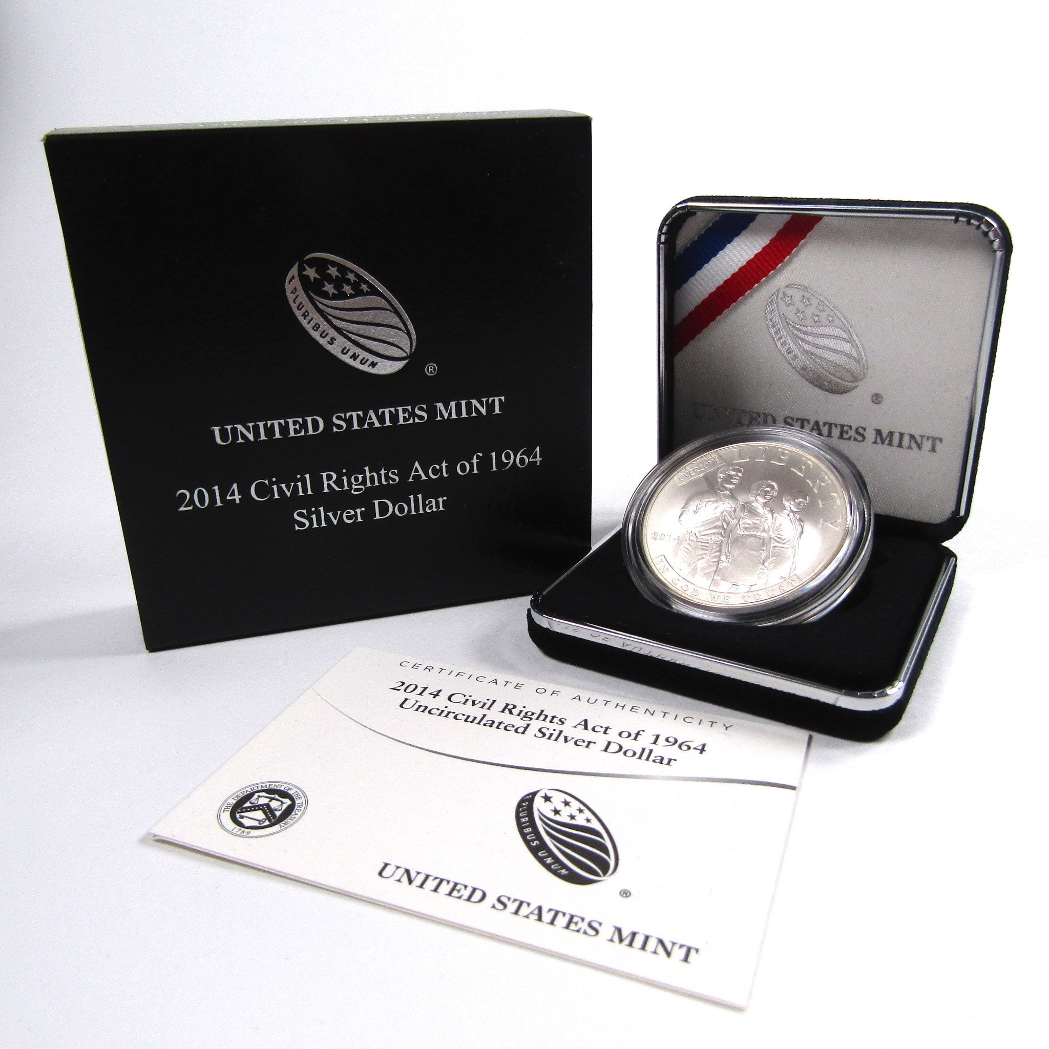 Civil Rights Act of 1964 2014 P Silver Uncirculated OGP SKU:CPC1809