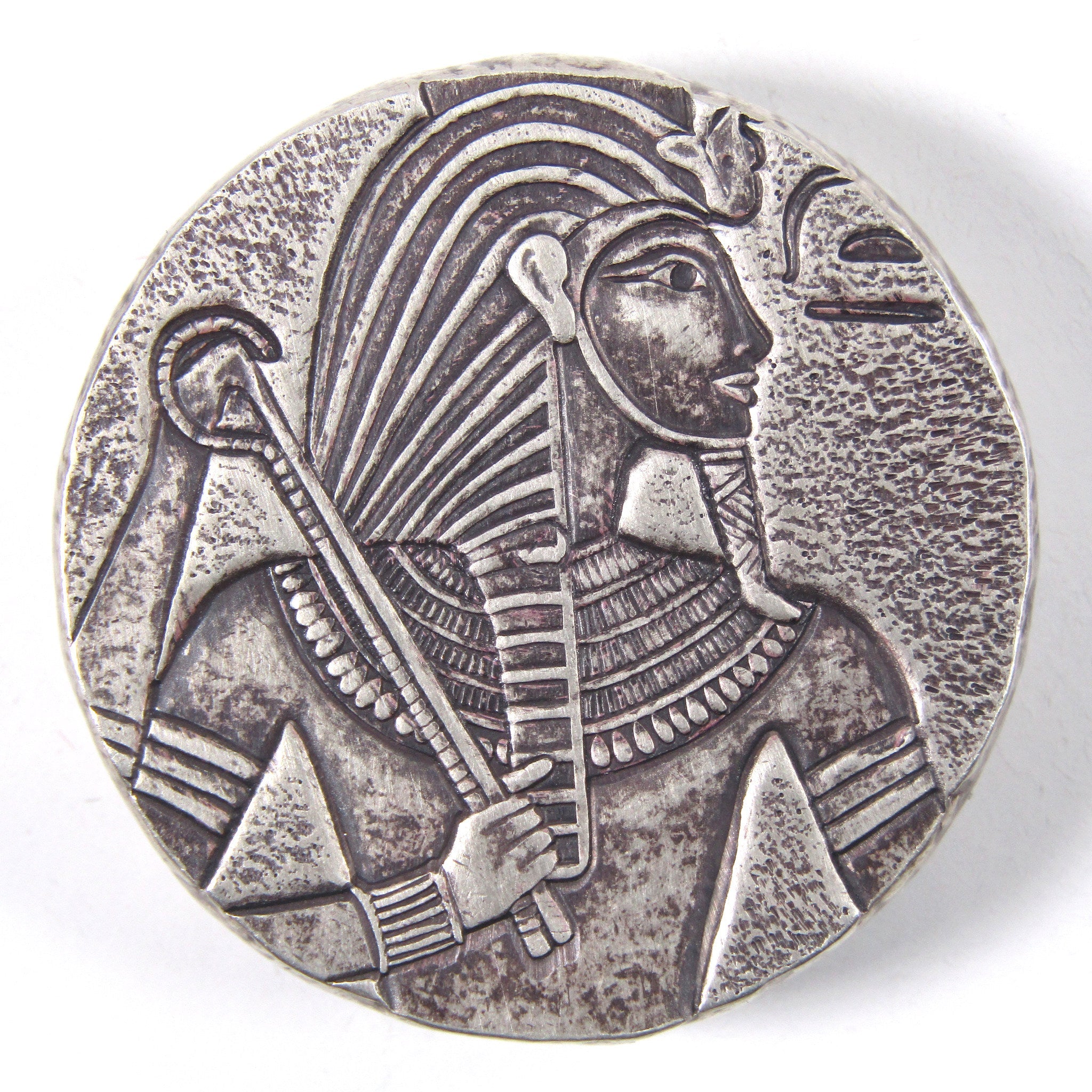 2016 Egyptian Relic Series King Tut Silver Antiqued SKU:CPC1999