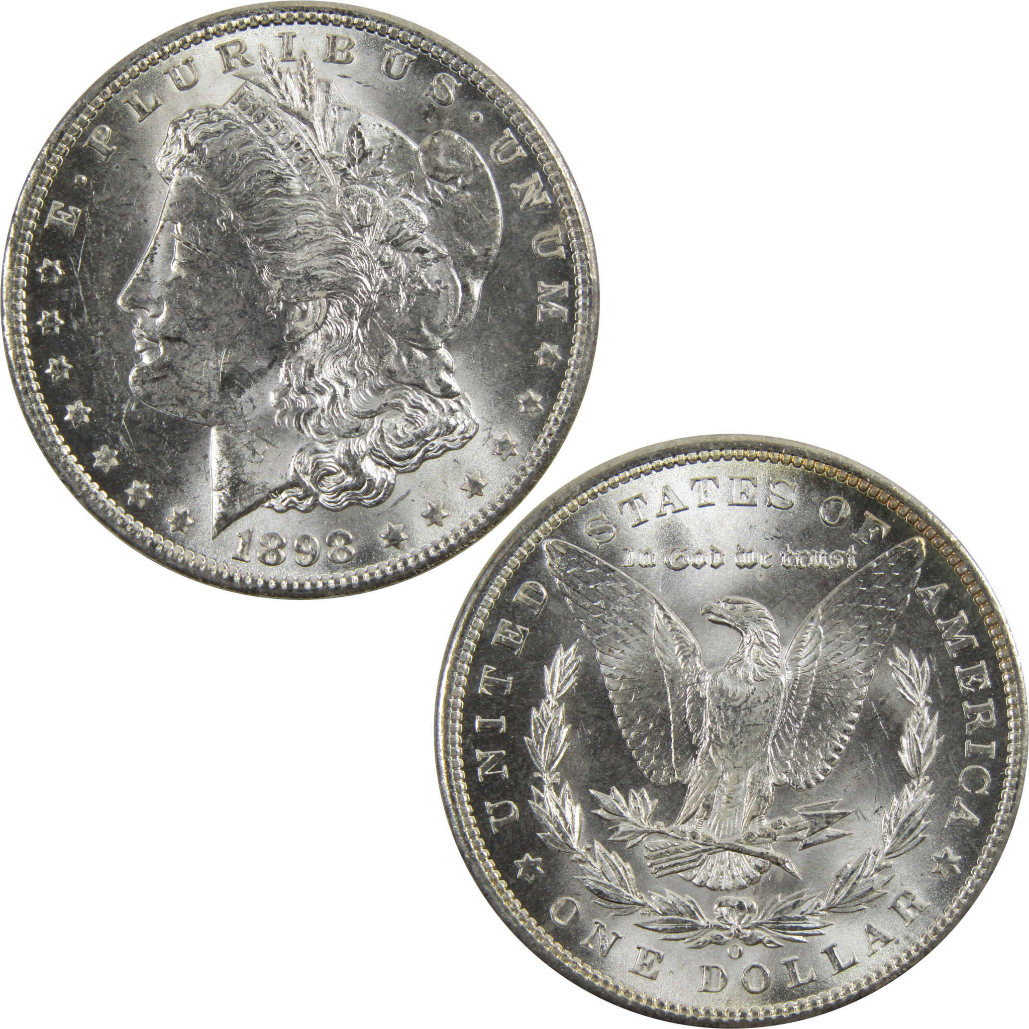 1898 O Morgan Dollar BU Uncirculated 90% Silver $1 Coin SKU:I5281 - Morgan coin - Morgan silver dollar - Morgan silver dollar for sale - Profile Coins &amp; Collectibles