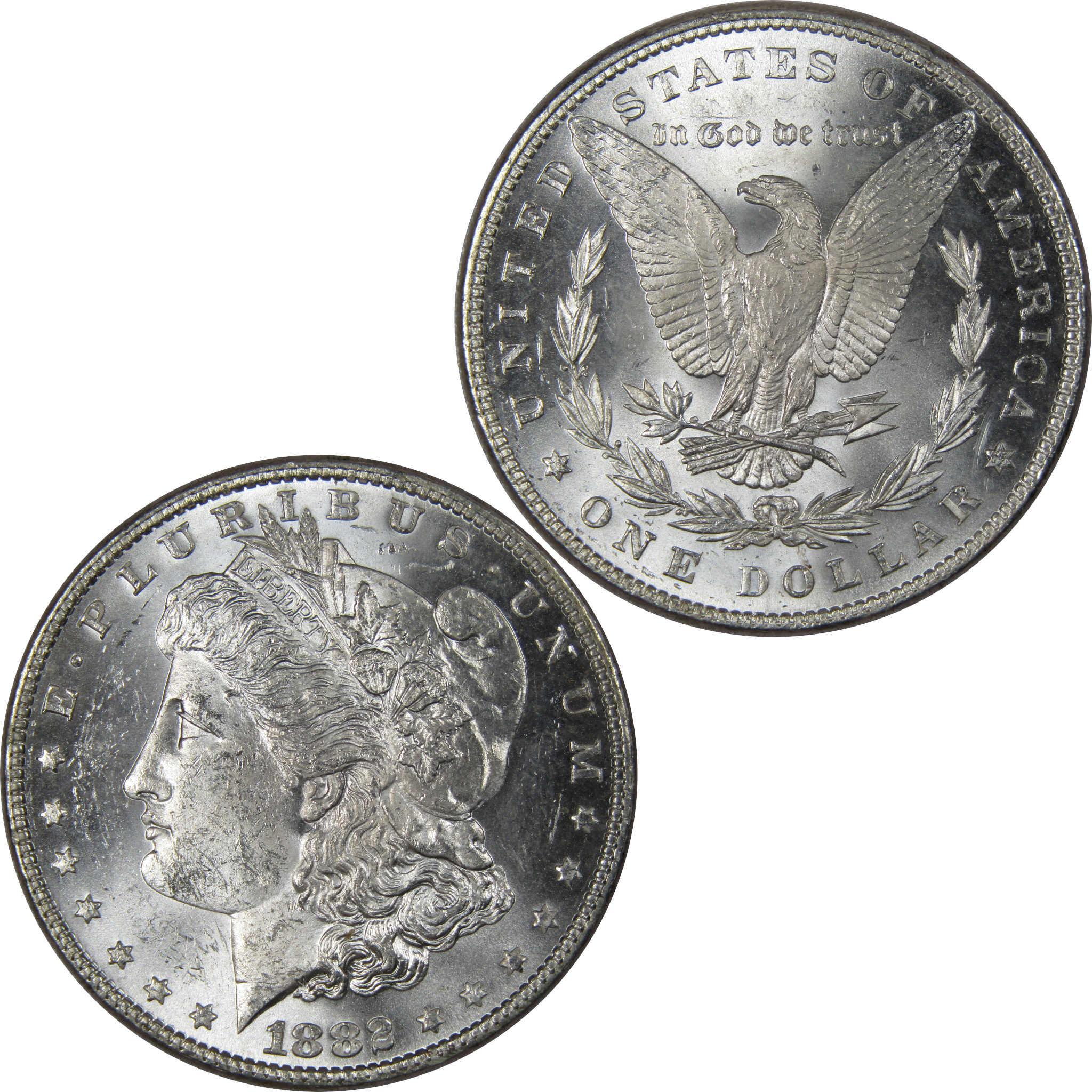 1882 Morgan Dollar BU Uncirculated Mint State 90% Silver SKU:IPC9696 - Morgan coin - Morgan silver dollar - Morgan silver dollar for sale - Profile Coins &amp; Collectibles