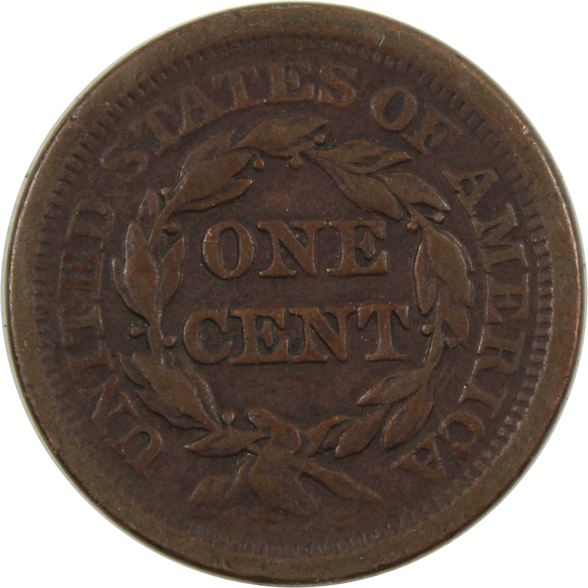 1851 Braided Hair Large Cent VG Very Good Copper Penny SKU:I4651