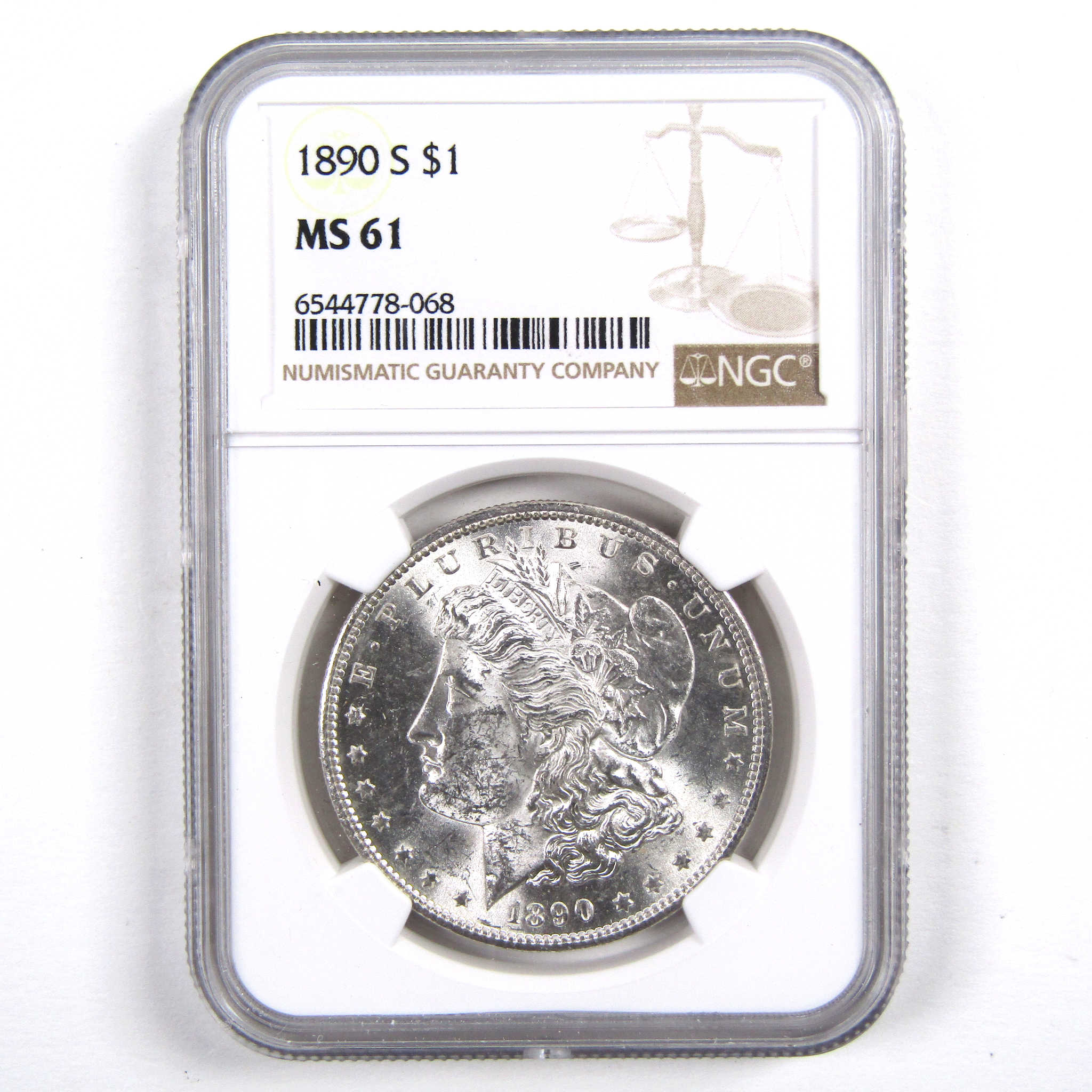 1890 S Morgan Dollar MS 61 NGC 90% Silver Uncirculated SKU:I3129 - Morgan coin - Morgan silver dollar - Morgan silver dollar for sale - Profile Coins &amp; Collectibles