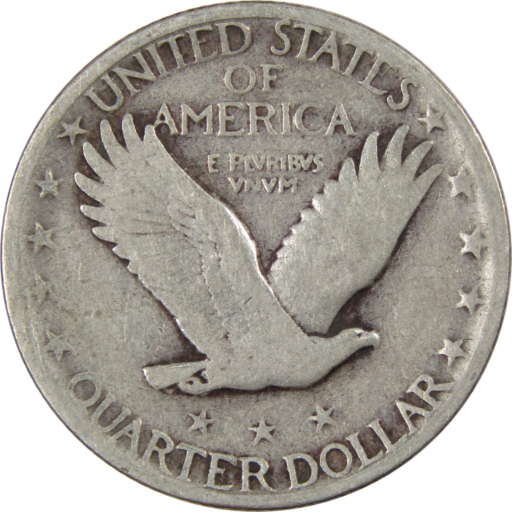1927 S Standing Liberty Quarter VG Very Good 90% Silver 25c SKU:I4097