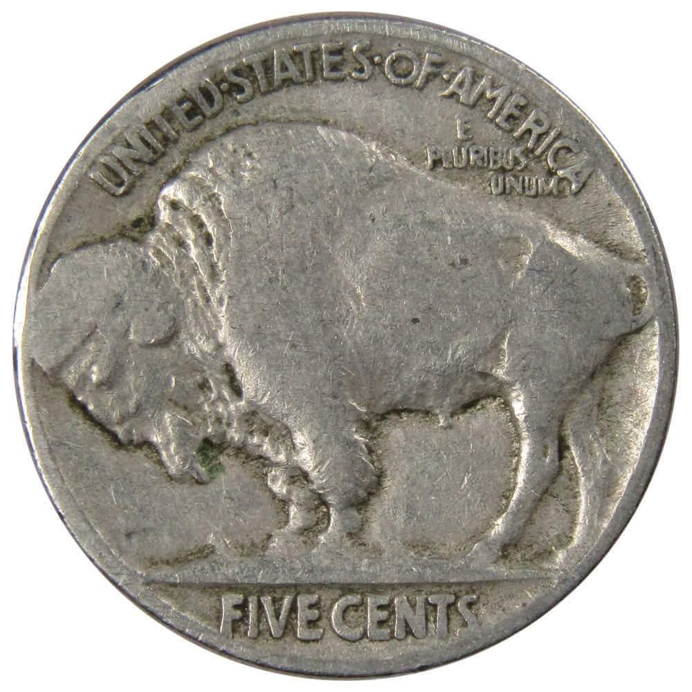 1928 Indian Head Buffalo Nickel 5 Cent Piece G Good 5c US Coin Collectible