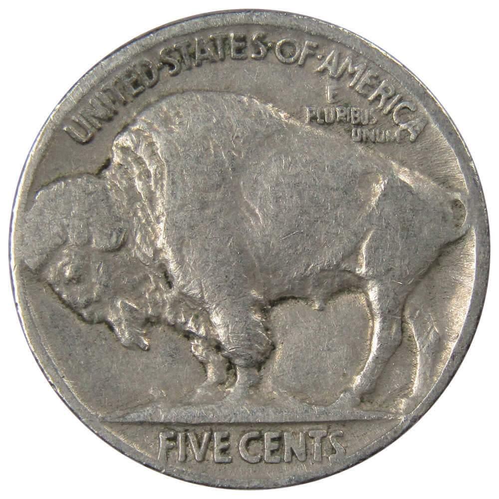 1928 Indian Head Buffalo Nickel 5 Cent Piece F Fine 5c US Coin Collectible