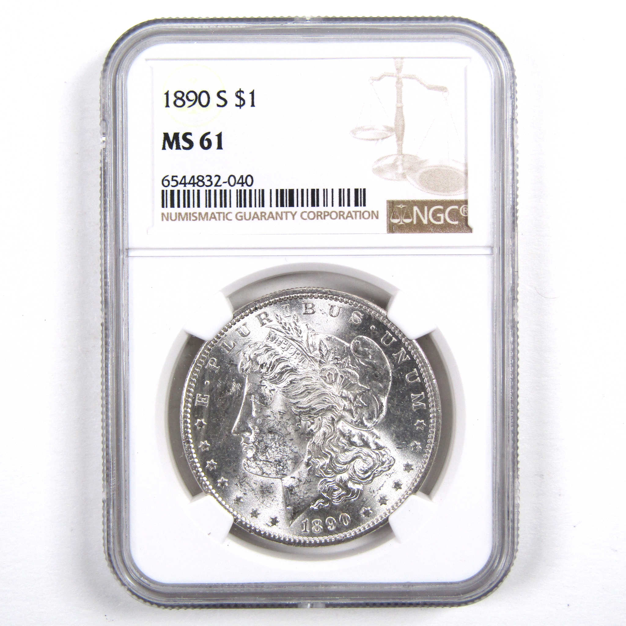 1890 S Morgan Dollar MS 61 NGC 90% Silver Uncirculated SKU:I3126 - Morgan coin - Morgan silver dollar - Morgan silver dollar for sale - Profile Coins &amp; Collectibles