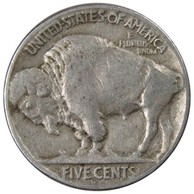 1928 S Indian Head Buffalo Nickel 5 Cent Piece AG About Good 5c US Coin - Buffalo Nickels - Indian Head Nickel - Profile Coins &amp; Collectibles