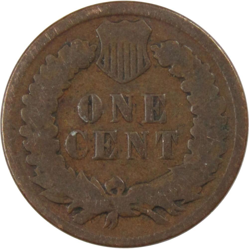 1893 Indian Head Cent AG About Good Bronze Penny 1c Coin Collectible