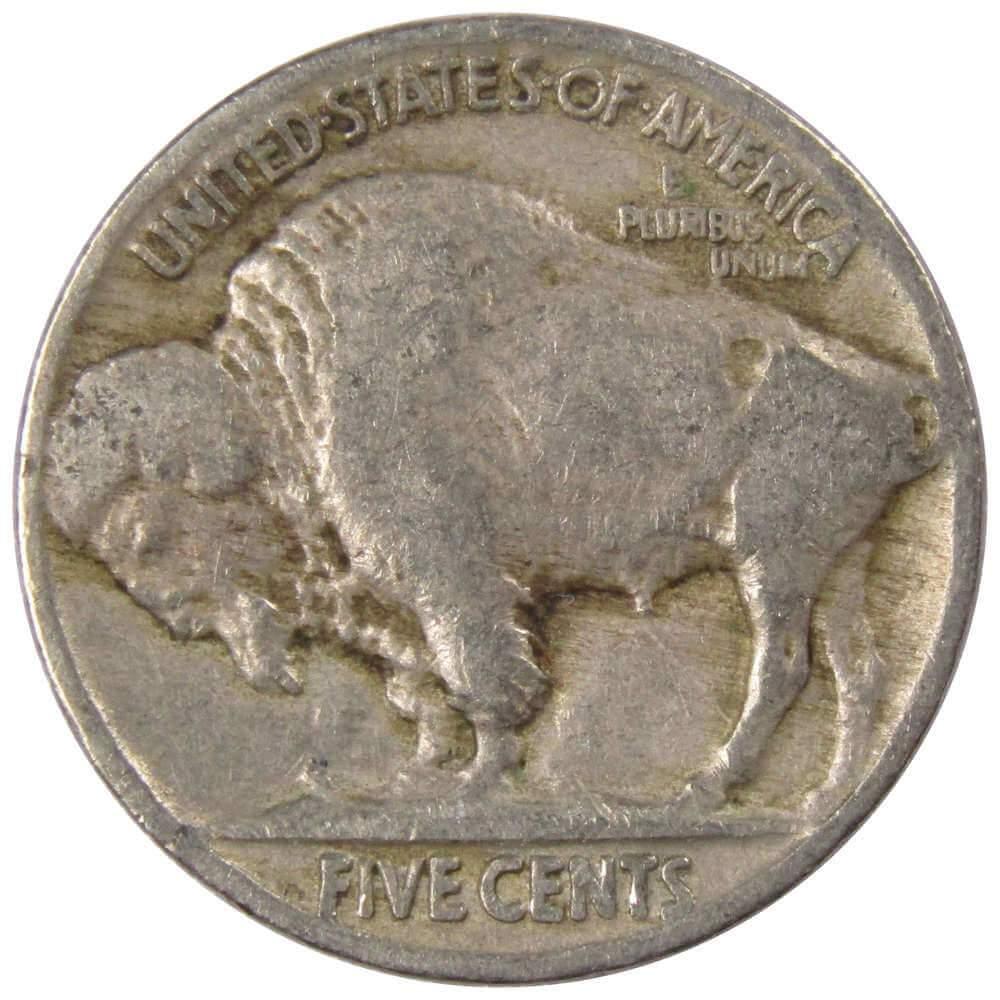 1929 Indian Head Buffalo Nickel 5 Cent Piece VG Very Good 5c US Coin Collectible