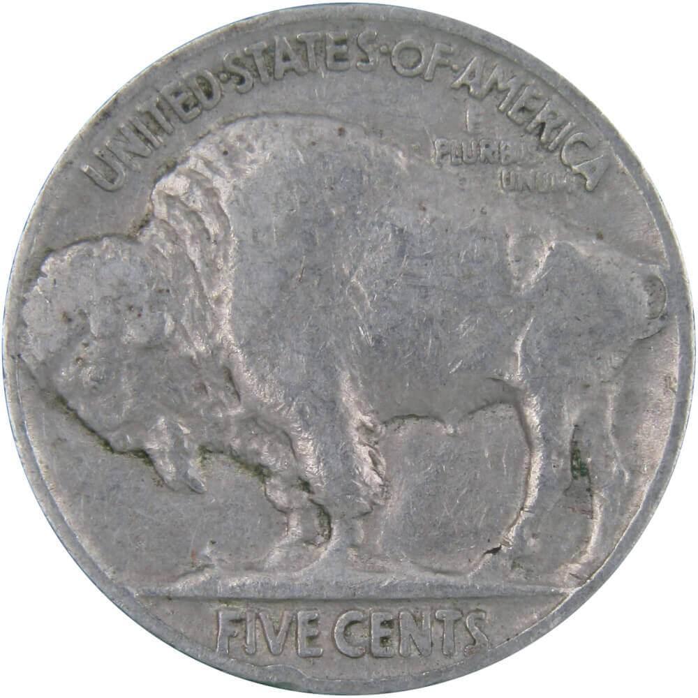 1929 Indian Head Buffalo Nickel 5 Cent Piece F Fine 5c US Coin Collectible