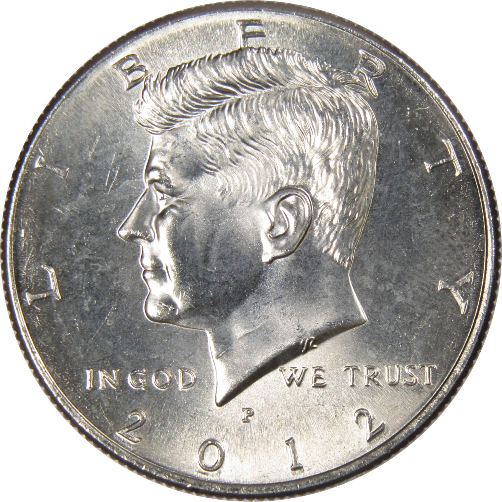 2012 P Kennedy Half Dollar BU Uncirculated Mint State 50c US Coin Collectible