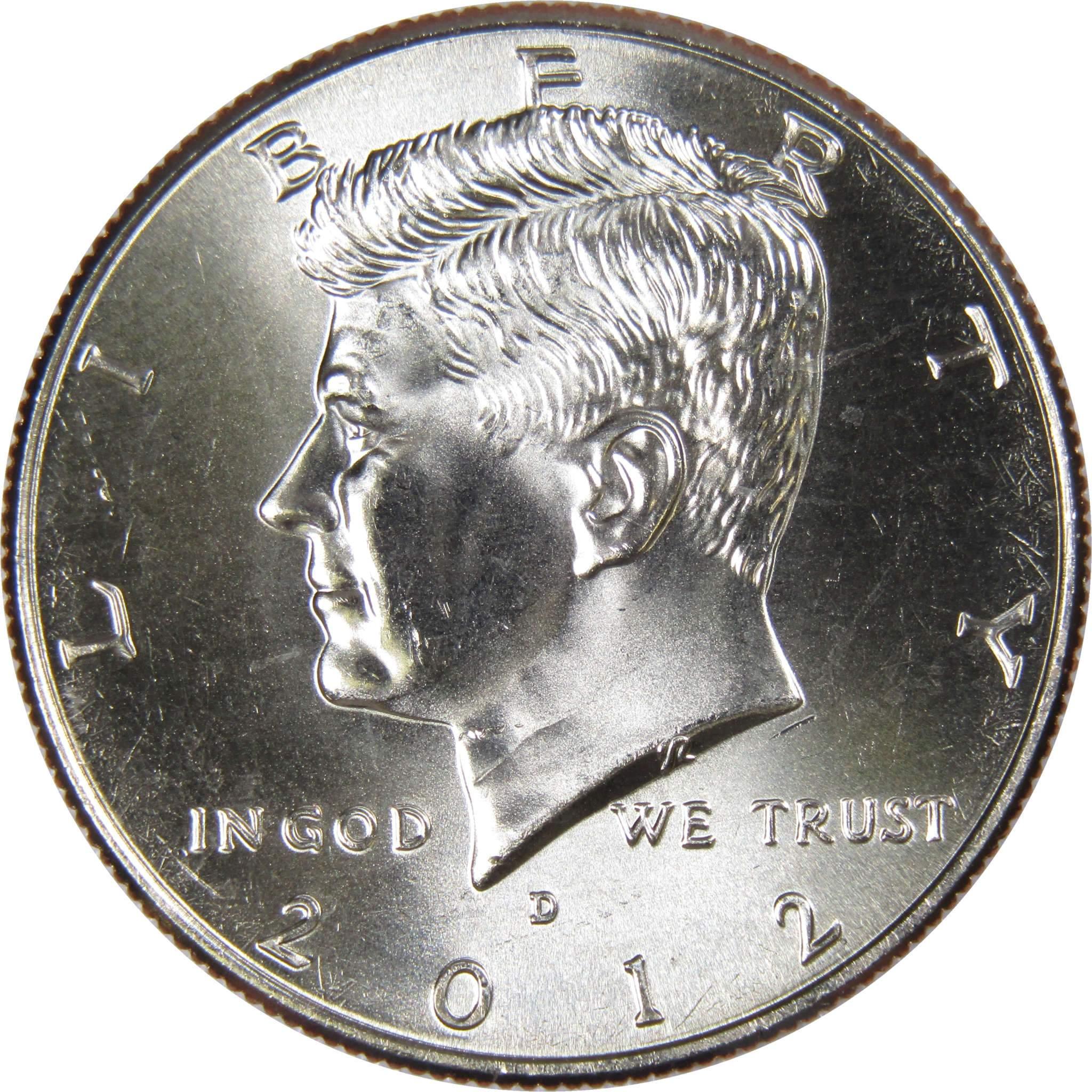 2012 D Kennedy Half Dollar BU Uncirculated Mint State 50c US Coin Collectible