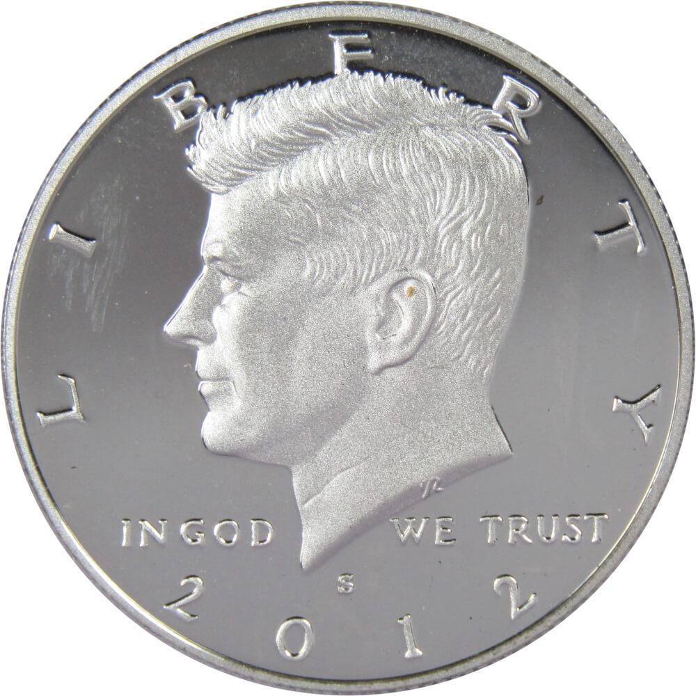 2012 S Kennedy Half Dollar Choice Proof 90% Silver 50c US Coin Collectible