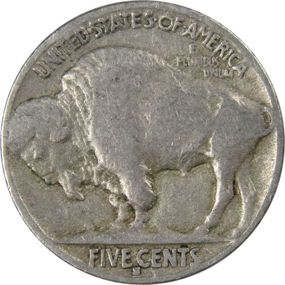 1930 S Indian Head Buffalo Nickel 5 Cent Piece VG Very Good 5c US Coin