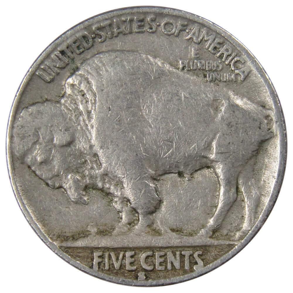 1930 S Indian Head Buffalo Nickel 5 Cent Piece AG About Good 5c US Coin