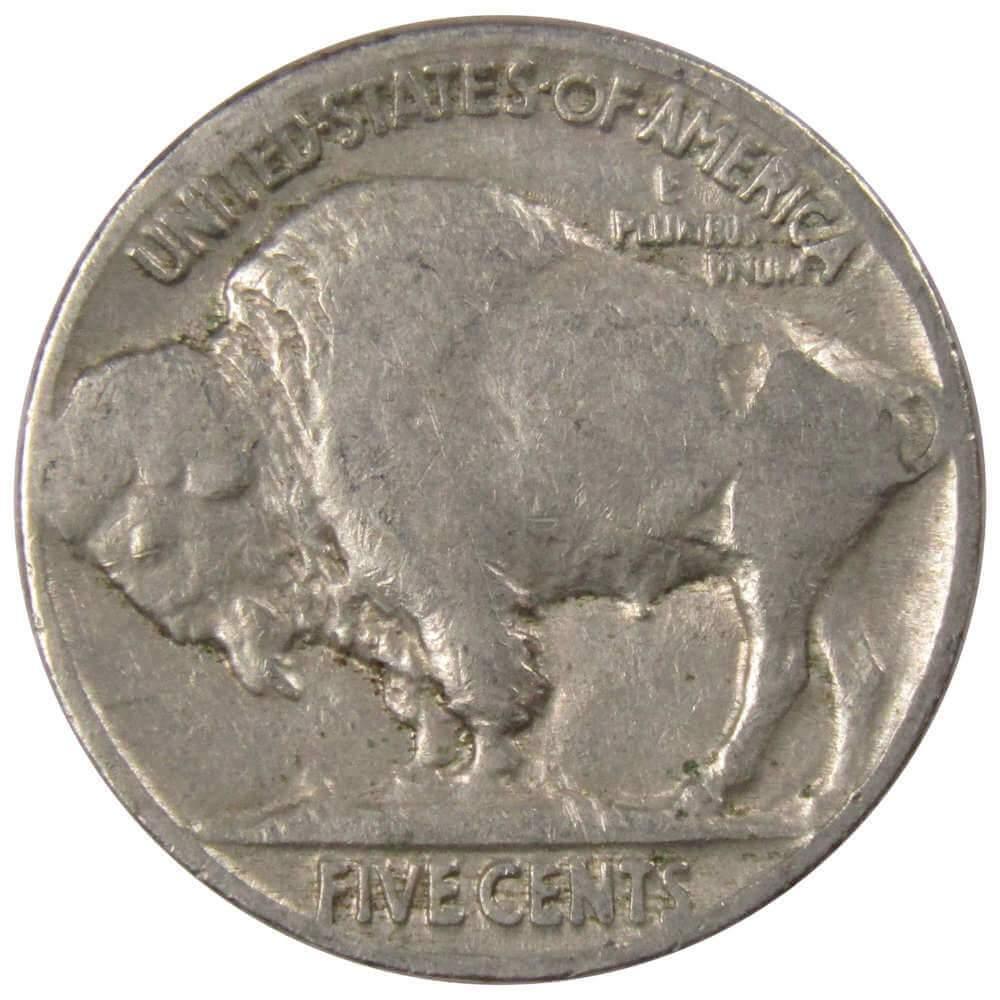 1934 Indian Head Buffalo Nickel 5 Cent Piece VG Very Good 5c US Coin Collectible