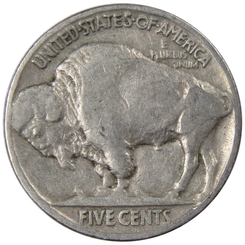 1934 Indian Head Buffalo Nickel 5 Cent Piece F Fine 5c US Coin Collectible