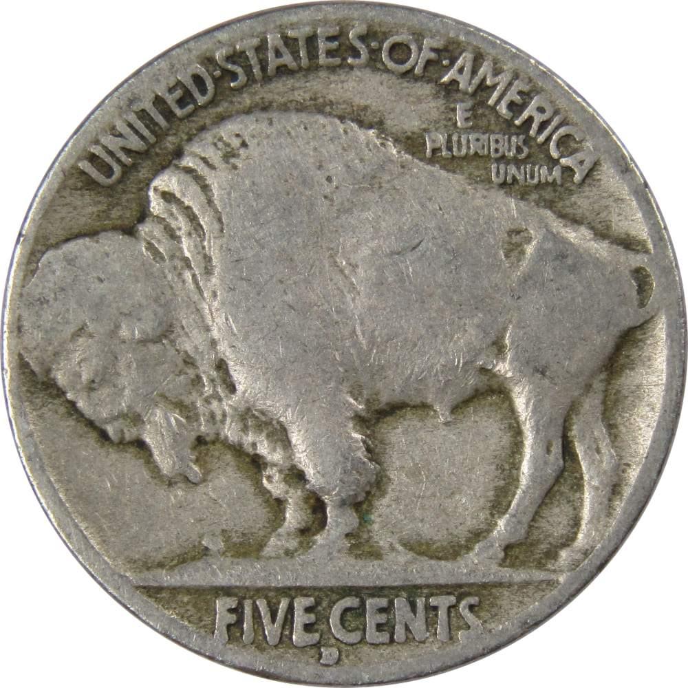 1934 D Indian Head Buffalo Nickel 5 Cent Piece VG Very Good 5c US Coin
