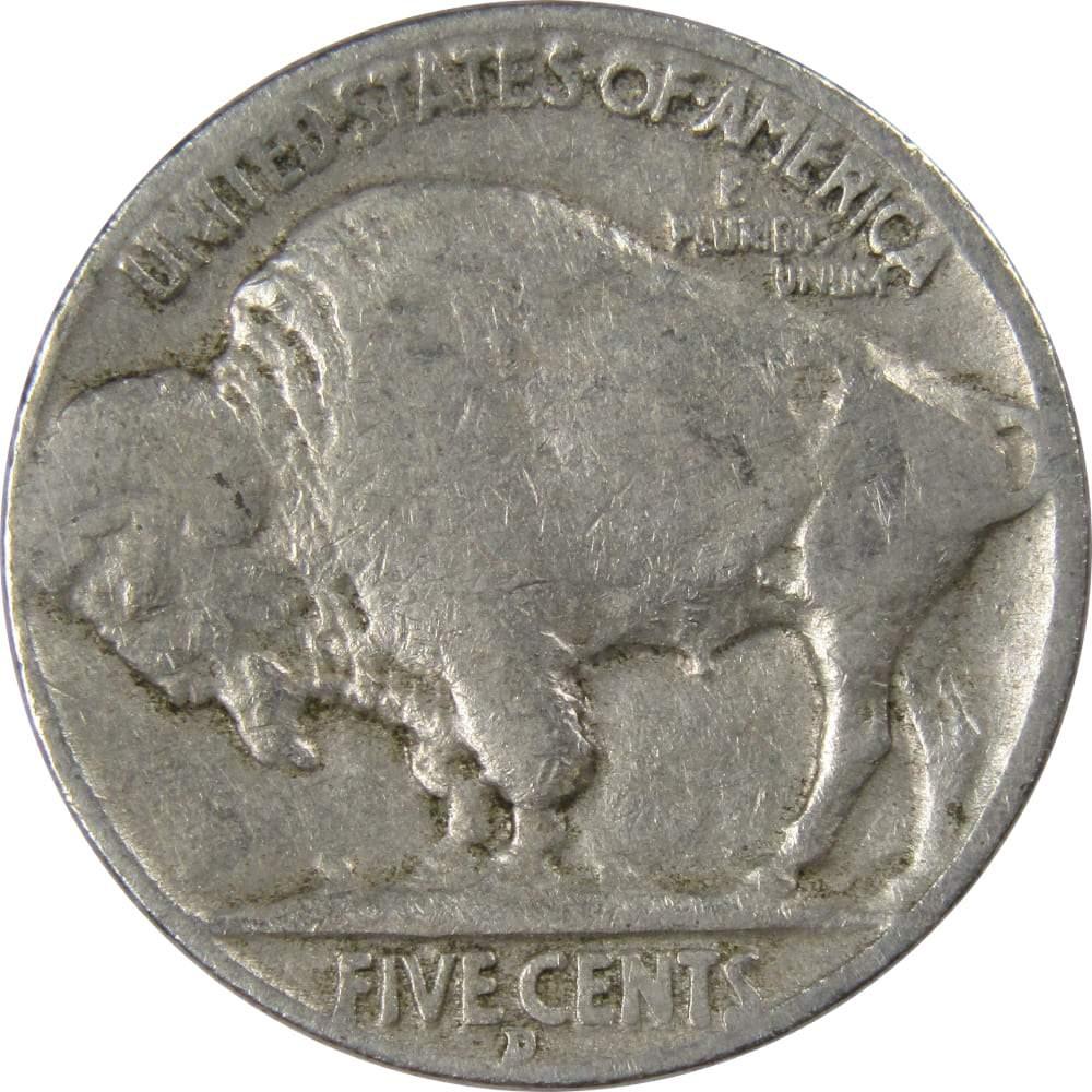 1934 D Indian Head Buffalo Nickel 5 Cent Piece 5c US Coin Collectible