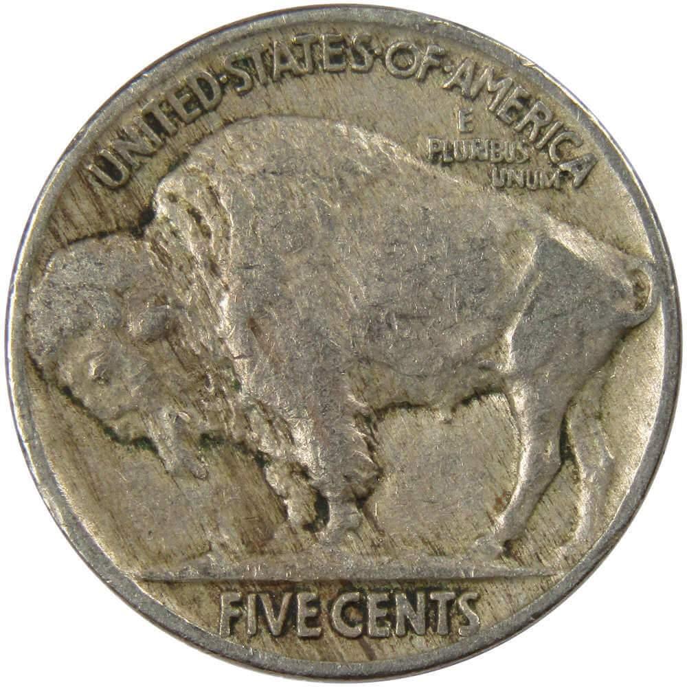 1935 Indian Head Buffalo Nickel 5 Cent Piece VF Very Fine 5c US Coin Collectible