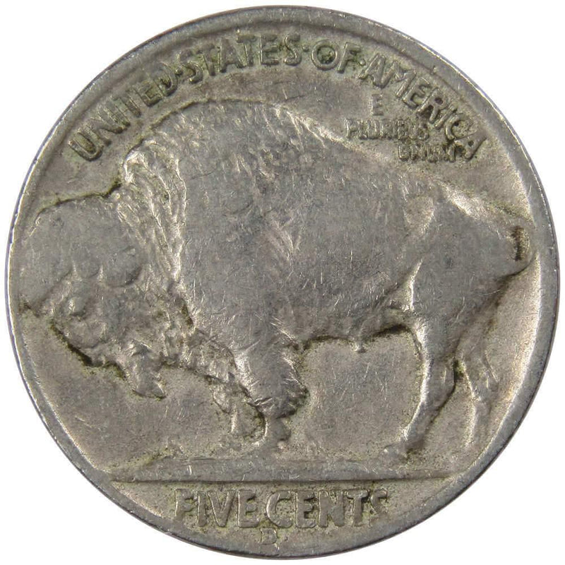 1935 D Indian Head Buffalo Nickel 5 Cent Piece AG About Good 5c US Coin - Buffalo Nickels - Indian Head Nickel - Profile Coins &amp; Collectibles