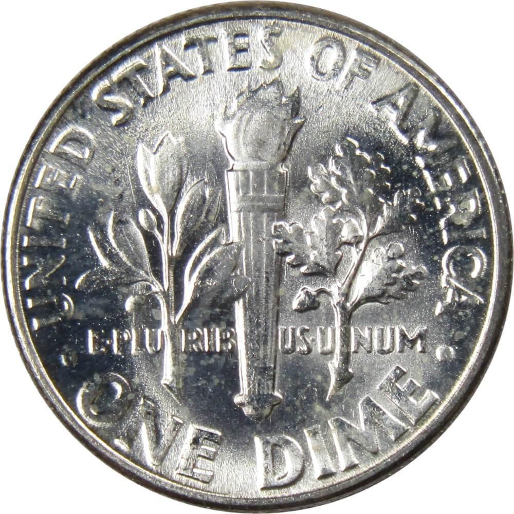 1957 Roosevelt Dime BU Uncirculated Mint State 90% Silver 10c US Coin
